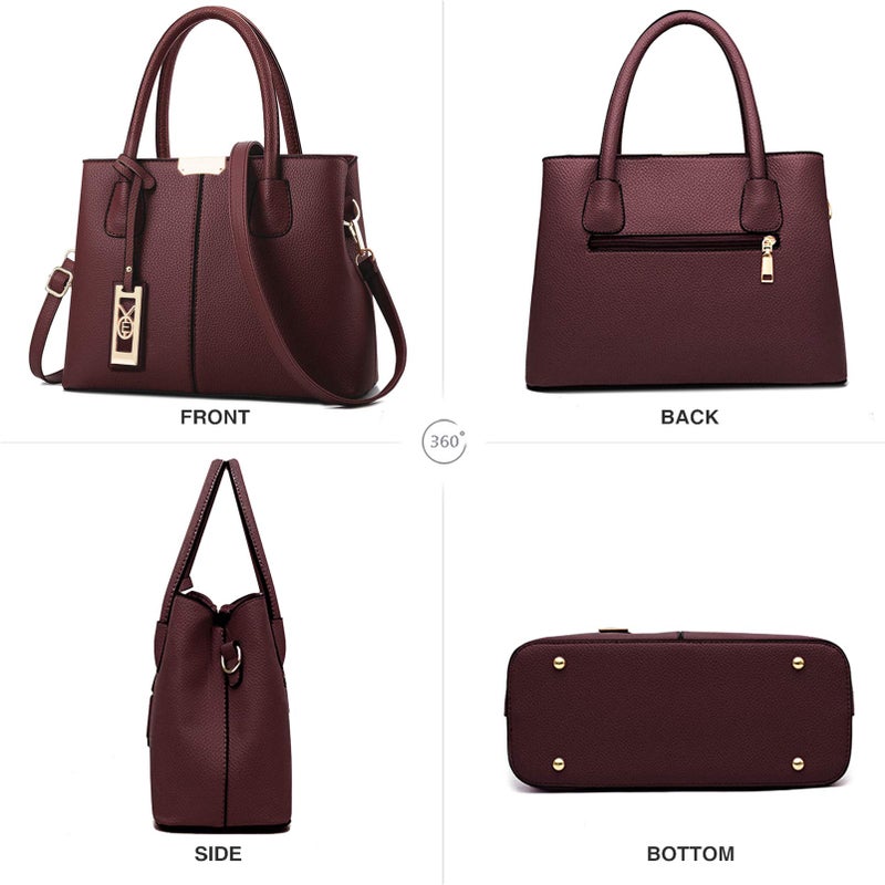 COCIFER Purses and Handbags for Women Shoulder Tote Bags Satchel Top Handle Bag - Image 2